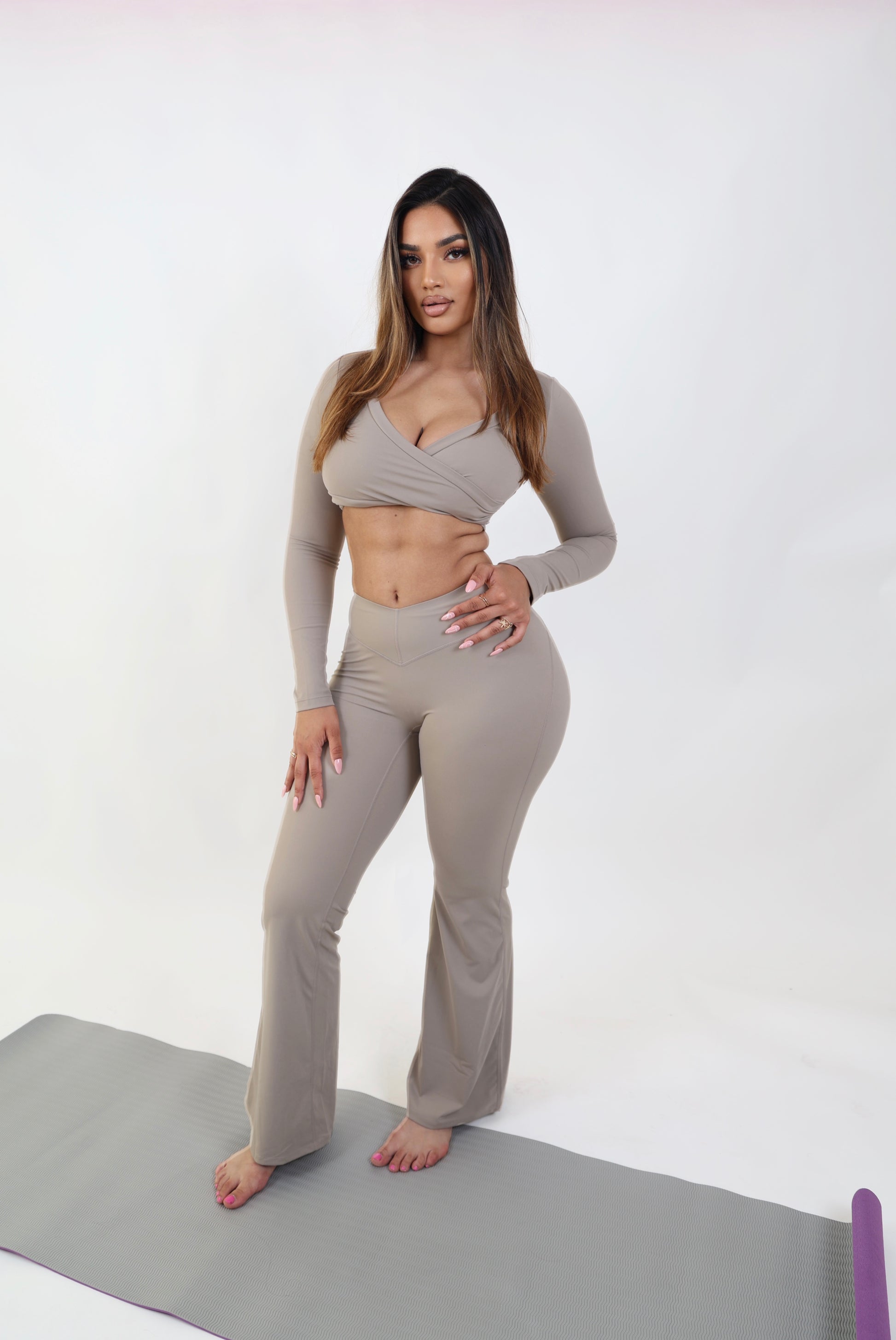 Ensemble Taupe Croisé Jenny